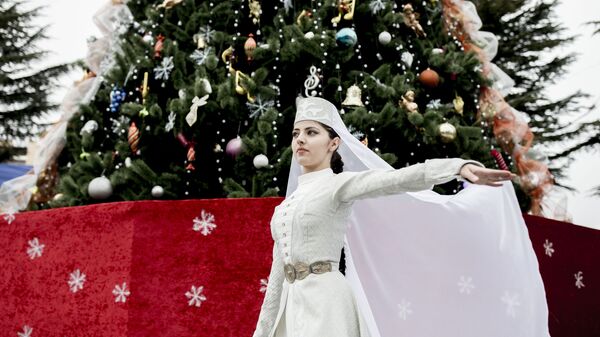 Открытие главной новогодней елки в Южной Осетии - Sputnik Южная Осетия
