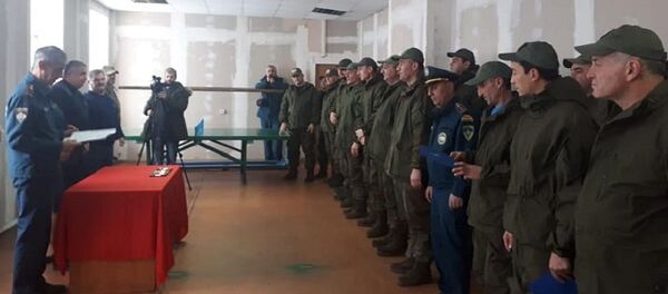 Спасатели МЧС Южной Осетии Спасатели МЧС Южной Осетии - Sputnik Южная Осетия