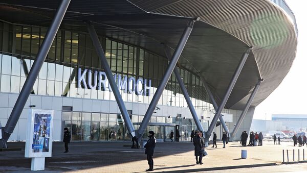 Новый пассажирский терминал международного аэропорта Курумоч в Самаре - Sputnik Южная Осетия