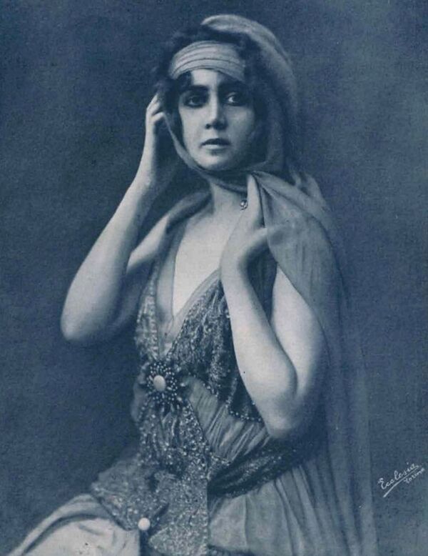 Польская, немецкая и итальянская актриса немого кино Елена Маковская, 1916 год - Sputnik Южная Осетия