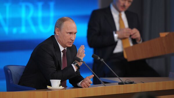 Большая пресс-конференция Владимира Путина - Sputnik Южная Осетия