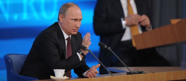 Большая пресс-конференция Владимира Путина Большая пресс-конференция Владимира Путина - Sputnik Южная Осетия