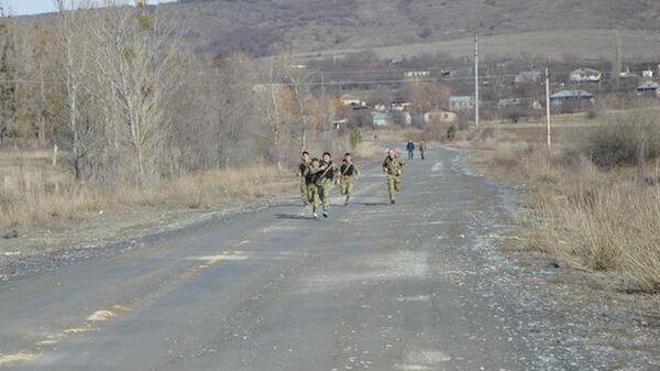 ОМОН Южной Осетии проверили на выносливость - Sputnik Южная Осетия