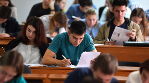 Студенты на лекции - Sputnik Южная Осетия