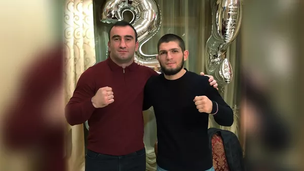 Мурат Гассиев и Хабиб Нурмагомедов