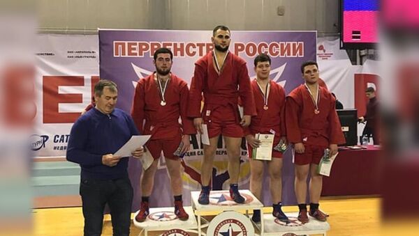 Алан Тедеев – серебряный призер первенства России по самбо - Sputnik Южная Осетия