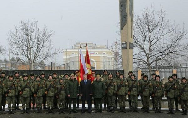 В Цхинвале новобранцев ВС Южной Осетии привели к присяге - Sputnik Южная Осетия