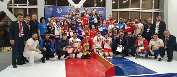 Осетинские спортсмены завоевали десять наград на всероссийских соревнованиях по мас-рестлингу - Sputnik Южная Осетия