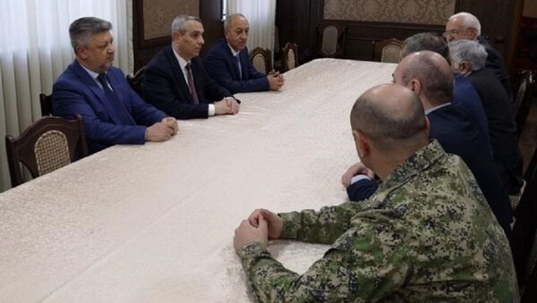 Глава МИД Нагорного Карабаха Маилян встретился с армянской диаспорой Южной Осетии - Sputnik Южная Осетия