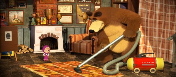 Кадр из мультфильма Маша и Медведь Кадр из мультфильма Маша и Медведь - Sputnik Южная Осетия