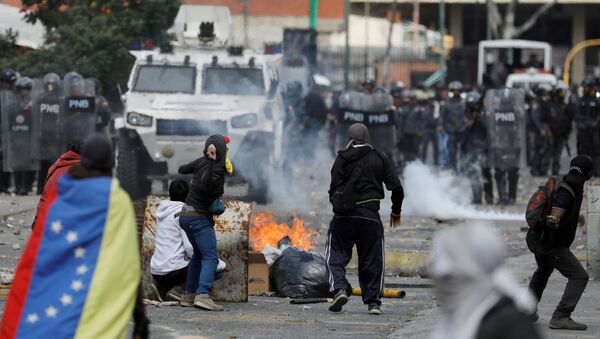 Протесты в Каракасе, Венесуэла - Sputnik Южная Осетия