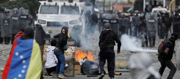 Протесты в Каракасе, Венесуэла Протесты в Каракасе, Венесуэла - Sputnik Южная Осетия