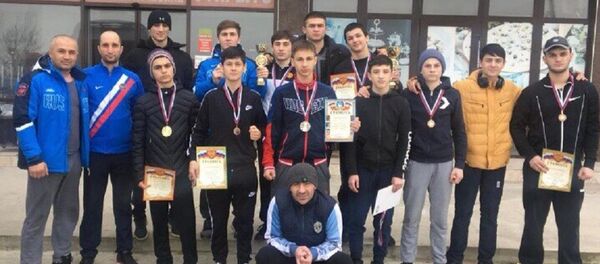 Осетинские кикбоксеры завоевали 10 наград на чемпионате и первенстве СКФО Осетинские кикбоксеры завоевали 10 наград на чемпионате и первенстве СКФО - Sputnik Южная Осетия