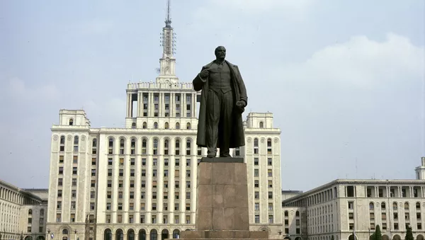 Издательство Scinteia и памятник Ленину - Sputnik Южная Осетия