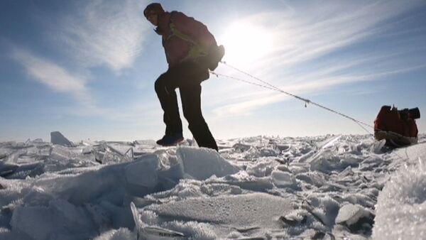 Шведка в одиночку прошла по льду Байкала 700 километров - Sputnik Южная Осетия