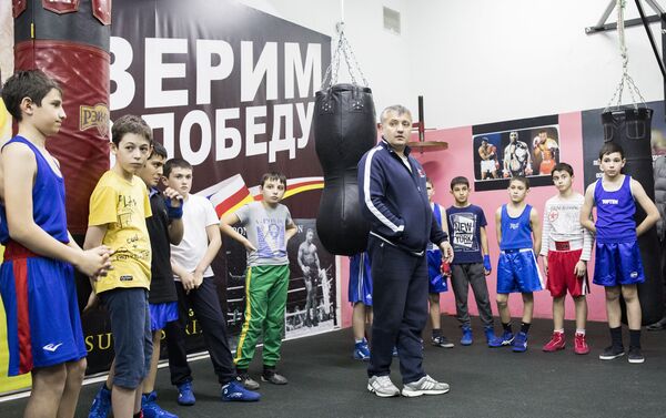 Спарринги в школе бокса - Sputnik Южная Осетия