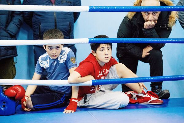 Спарринги в школе бокса - Sputnik Южная Осетия