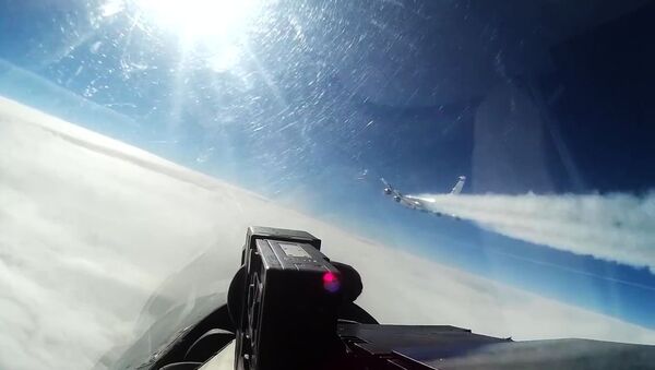 Перехват истребителем Су-27 самолета-разведчика США над Балтикой - Sputnik Южная Осетия