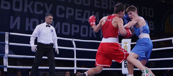 Первенство Европы по боксу среди юниоров и юниорок во Владикавказе Первенство Европы по боксу среди юниоров и юниорок во Владикавказе - Sputnik Южная Осетия