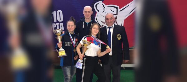 Сборная Осетии по каратэ завоевала 22 награды на турнире в Ставропольском крае Сборная Осетии по каратэ завоевала 22 награды на турнире в Ставропольском крае - Sputnik Южная Осетия