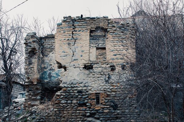 Один из старинных домов еврейского квартала.  - Sputnik Южная Осетия