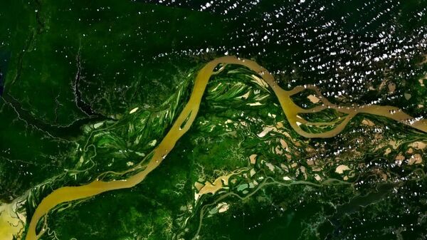 Река Амазонка, снятая из космоса - Sputnik Южная Осетия