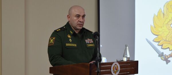 Министр обороны РЮО Ибрагим Гассеев Министр обороны РЮО Ибрагим Гассеев - Sputnik Южная Осетия