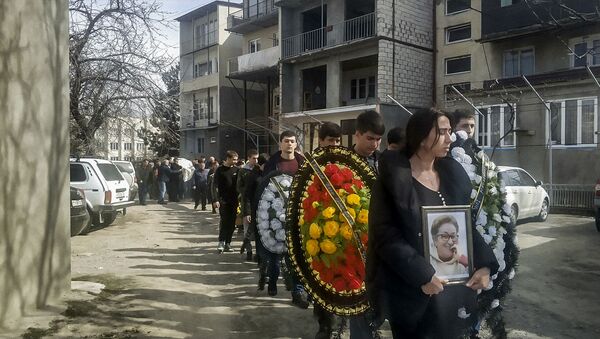 Похороны Нелли Габараевой - Sputnik Южная Осетия