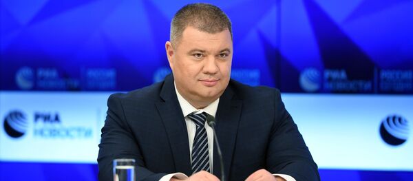 Подполковник СБУ Василий Прозоров на пресс-конференции в  МИА Россия сегодня Подполковник СБУ Василий Прозоров на пресс-конференции в  МИА Россия сегодня - Sputnik Южная Осетия