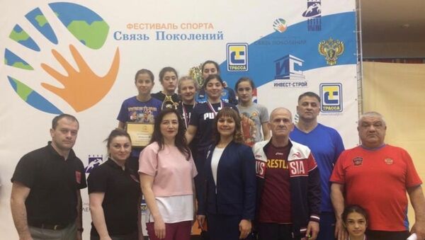 Спортсменка из Осетии выиграла первенство России по вольной борьбе - Sputnik Южная Осетия
