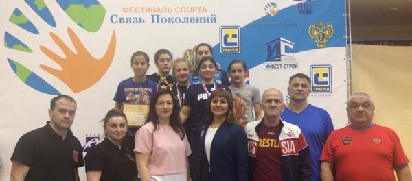 Спортсменка из Осетии выиграла первенство России по вольной борьбе Спортсменка из Осетии выиграла первенство России по вольной борьбе - Sputnik Южная Осетия