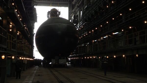 В Санкт-Петербурге спустили подлодку Варшавянка для Тихоокеанского флота РФ - Sputnik Южная Осетия