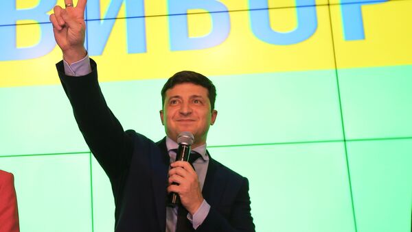 Кандидат в президенты Украины, актер Владимир Зеленский - Sputnik Южная Осетия