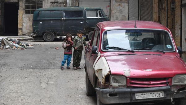 Жизнь в разрушенных районах сирийского Алеппо - Sputnik Южная Осетия