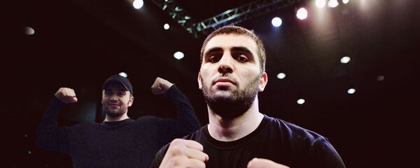 Ричард  Битиев и Таир Келехсаев Ричард  Битиев и Таир Келехсаев - Sputnik Южная Осетия