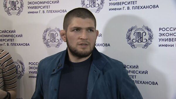 Хабиб Нурмагомедов рассказал, где рассчитывает провести следующий бой - Sputnik Южная Осетия