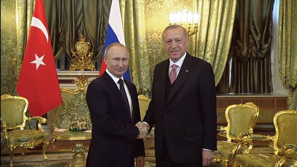 Путин и Эрдоган провели двусторонние переговоры в Москве - Sputnik Южная Осетия