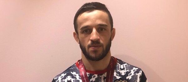 Виталий Кабалоев - чемпион Европы по греко-римской борьбе-2019 Виталий Кабалоев - чемпион Европы по греко-римской борьбе-2019 - Sputnik Южная Осетия