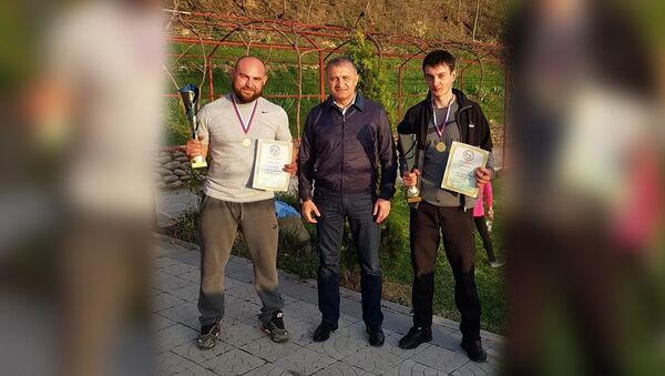 Победители по Джип-спринту в категории СПОРТ Сева Лавоев и Олег Газзаев - Sputnik Южная Осетия