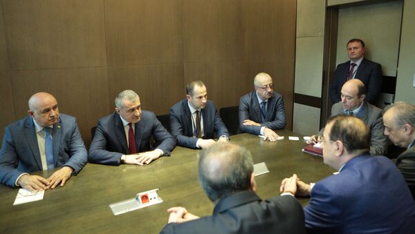 Встреча президента Южной Осетии с делегацией Сирии - Sputnik Южная Осетия