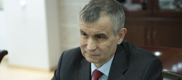 Встреча президента РЮО Анатолия Бибилова с замсекретаря Совбеза РФ Рашидом Нургалиевым Встреча президента РЮО Анатолия Бибилова с замсекретаря Совбеза РФ Рашидом Нургалиевым - Sputnik Южная Осетия