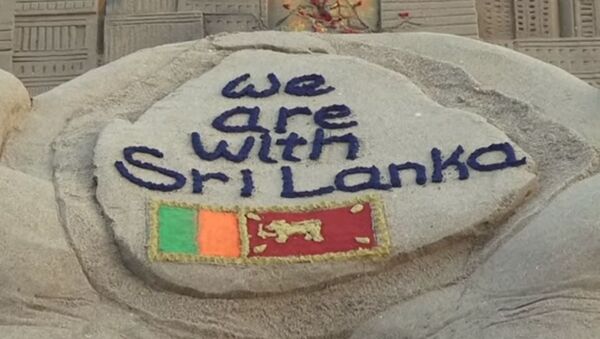 Мемориал жертвам взрыва на Шри-Ланке - Sputnik Южная Осетия