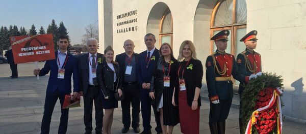 Делегация Южной Осетии участвует в форуме Великая Победа, добытая единством - Sputnik Южная Осетия