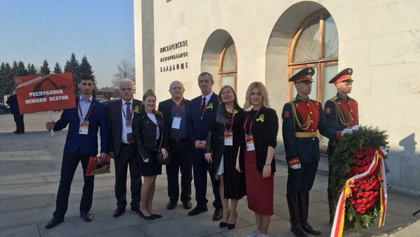 Делегация Южной Осетии участвует в форуме Великая Победа, добытая единством - Sputnik Южная Осетия
