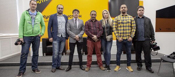 Делегация иностранных журналистов Делегация иностранных журналистов - Sputnik Южная Осетия