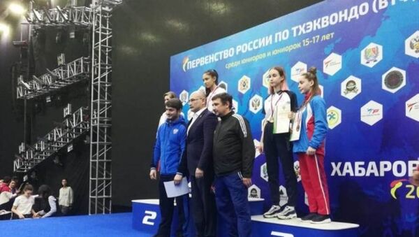 Спортсменка из Осетии Амина Черчесова выиграла первенство России по тхэквондо - Sputnik Южная Осетия