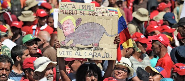 Более 5 миллионов человек вышли по все Венесуэле, чтобы поддержать власти страны Более 5 миллионов человек вышли по все Венесуэле, чтобы поддержать власти страны - Sputnik Южная Осетия