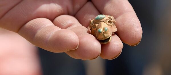 Под Астраханью нашли золотой клад сарматского вождя Под Астраханью нашли золотой клад сарматского вождя - Sputnik Южная Осетия