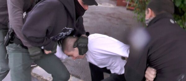 Задержание уроженца Республики Северная Осетия-Алания гражданина РФ Георгия Гуева в Москве Задержание уроженца Республики Северная Осетия-Алания гражданина РФ Георгия Гуева в Москве - Sputnik Южная Осетия