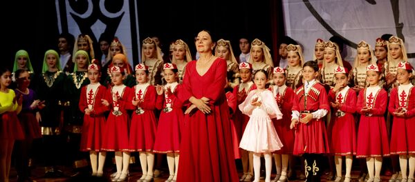 Открытый урок хореографического кружка Кафт Открытый урок хореографического кружка Кафт - Sputnik Южная Осетия